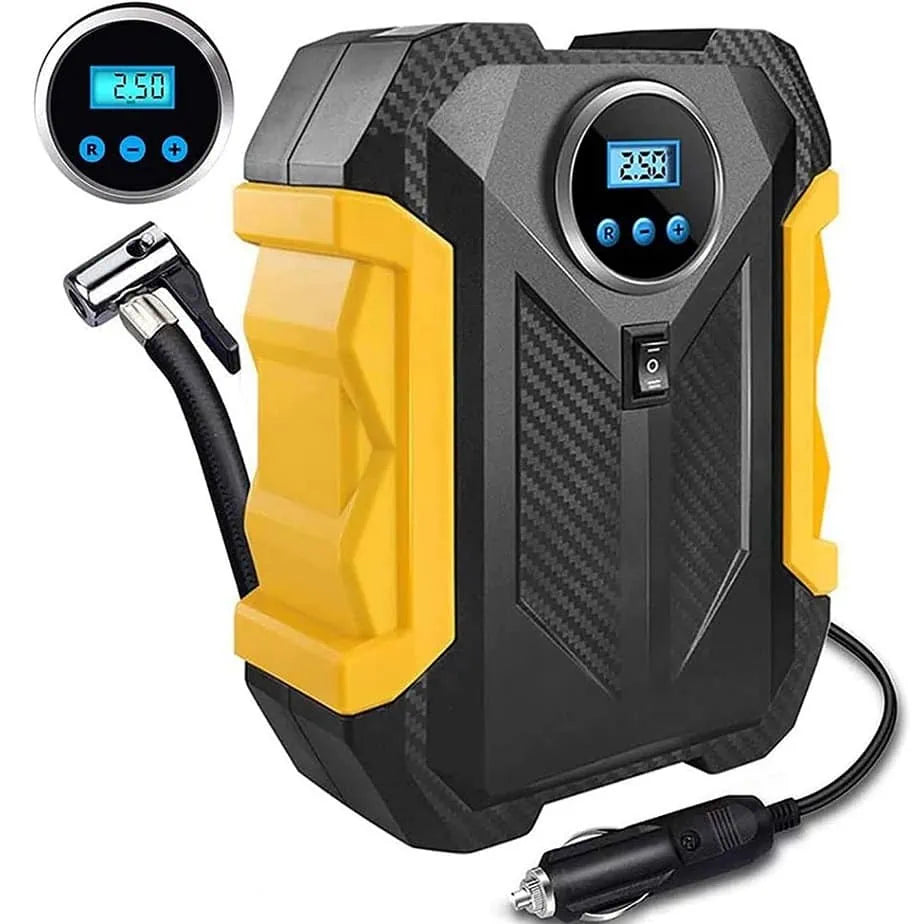Bomba de Aire 12V con Pantalla Digital para Automóvil